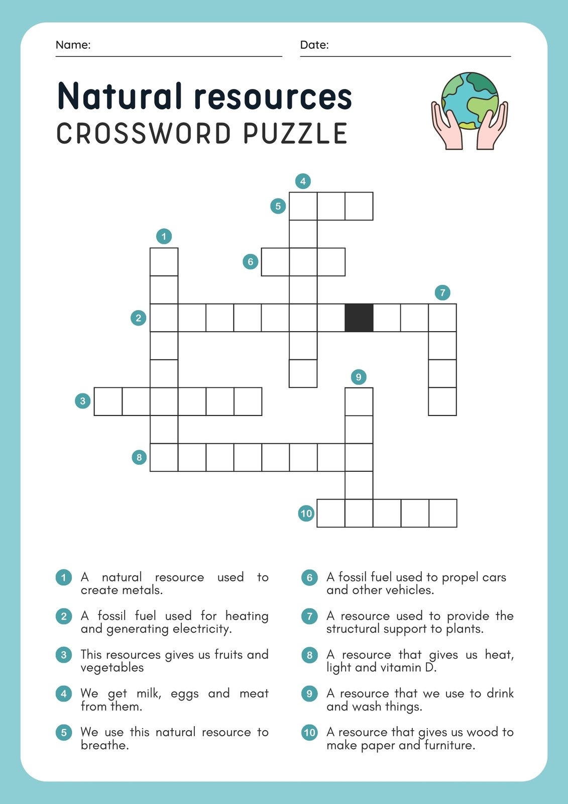 create crossword puzzle