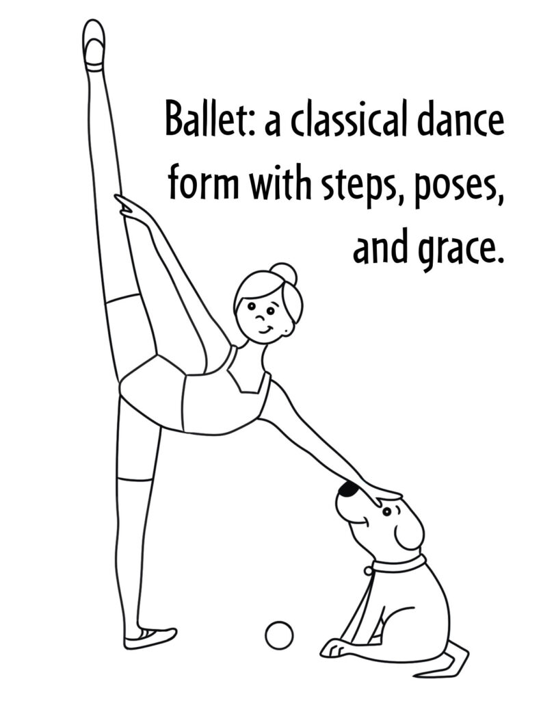 ballet dance coloring pages ballet dance coloring pages