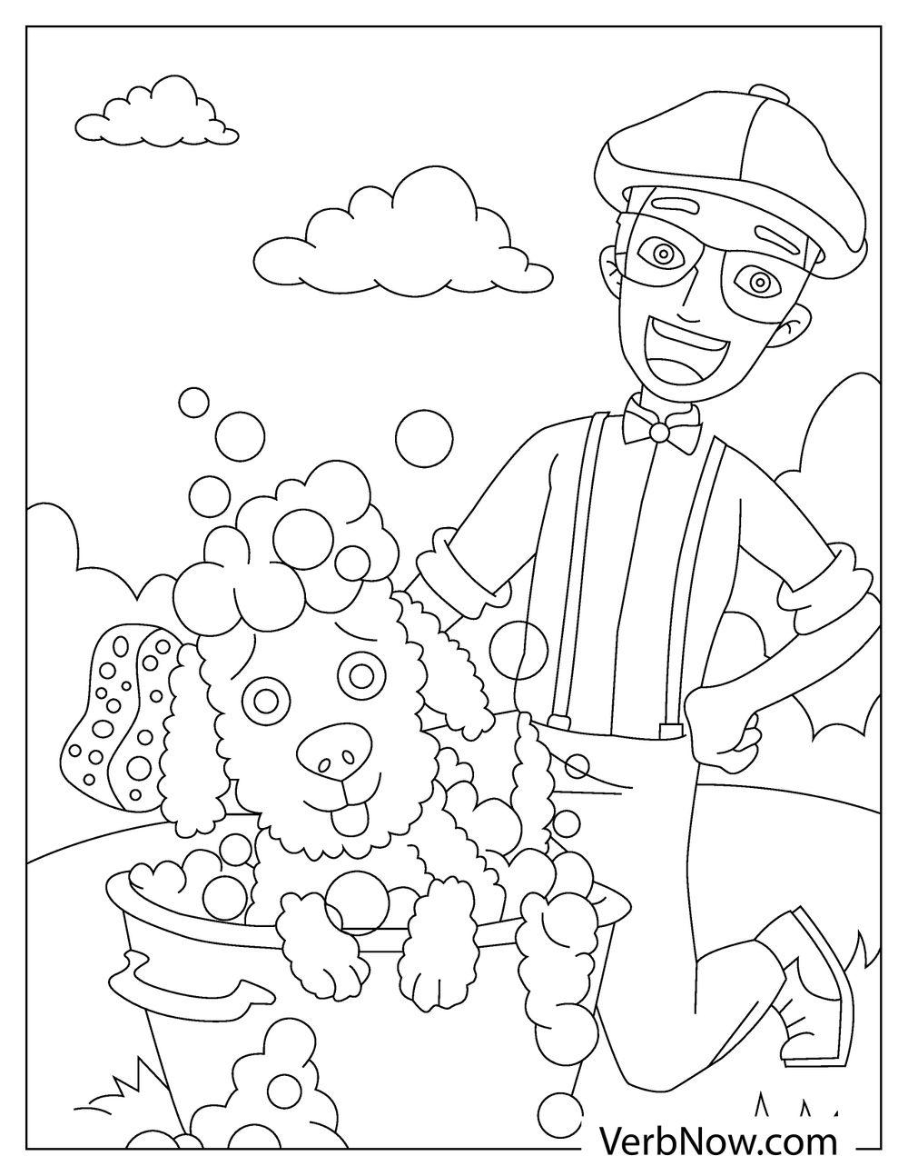 Free BLIPPI Coloring Pages For Download Printable PDF  Free BLIPPI Coloring Pages For Download Printable PDF