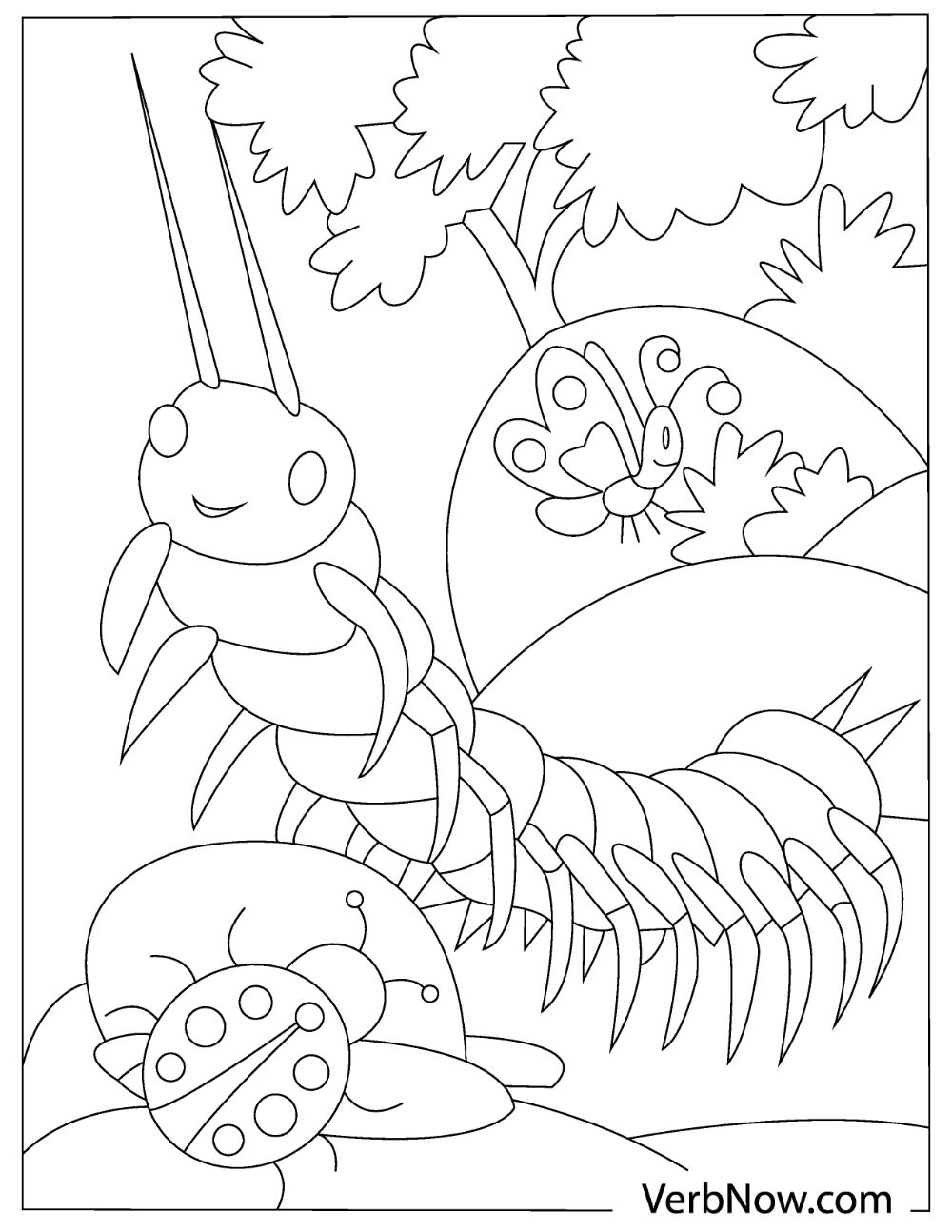 bug coloring pages