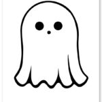 Free Cute Ghost Coloring Pages