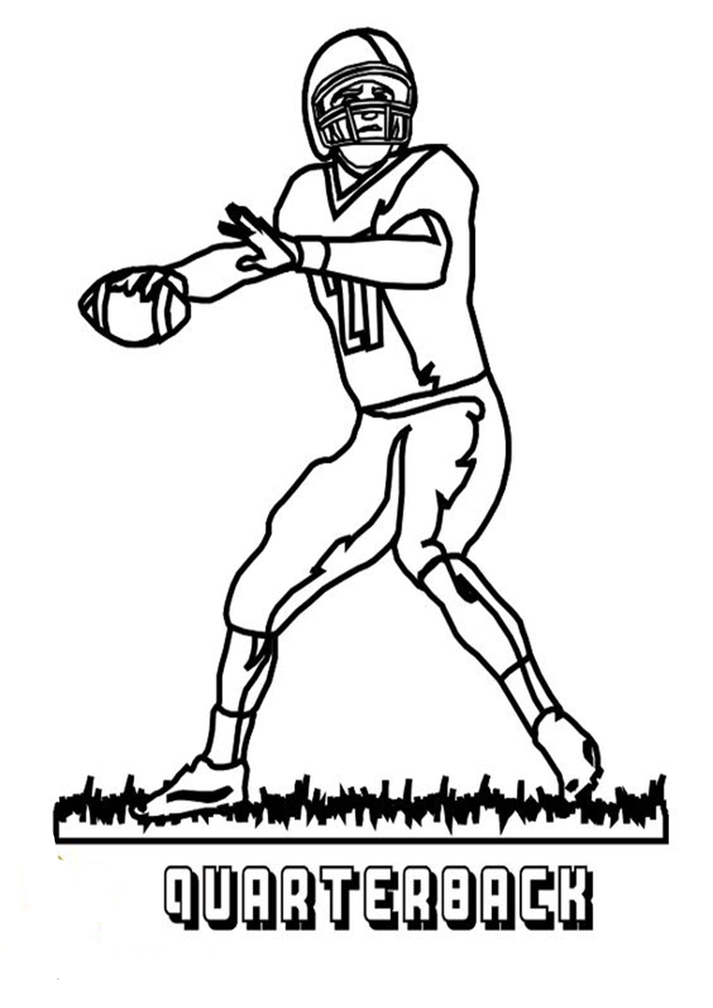 Free Easy To Print Football Coloring Pages Free Easy To Print Football Coloring Pages