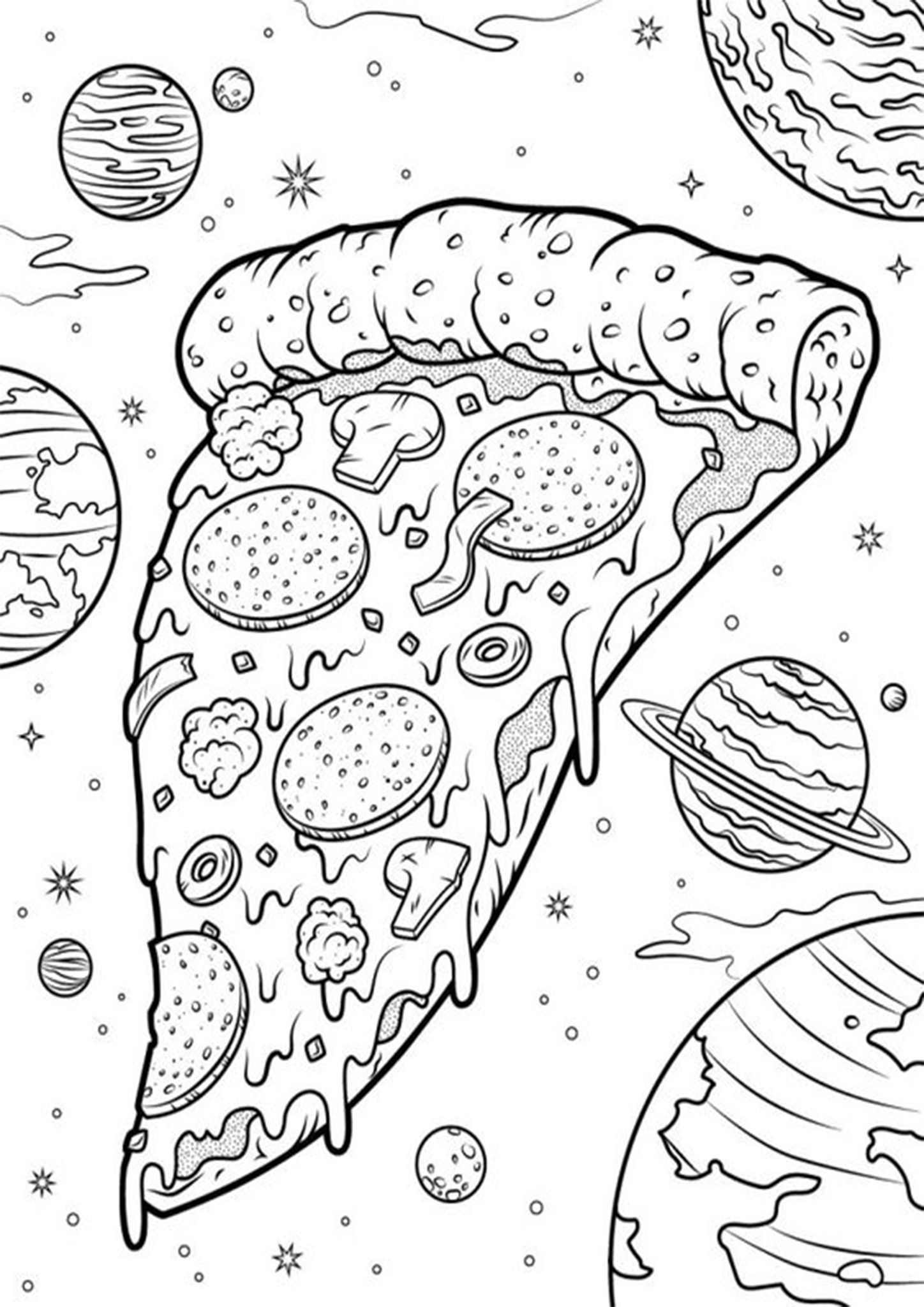pizza coloring pages pizza coloring pages
