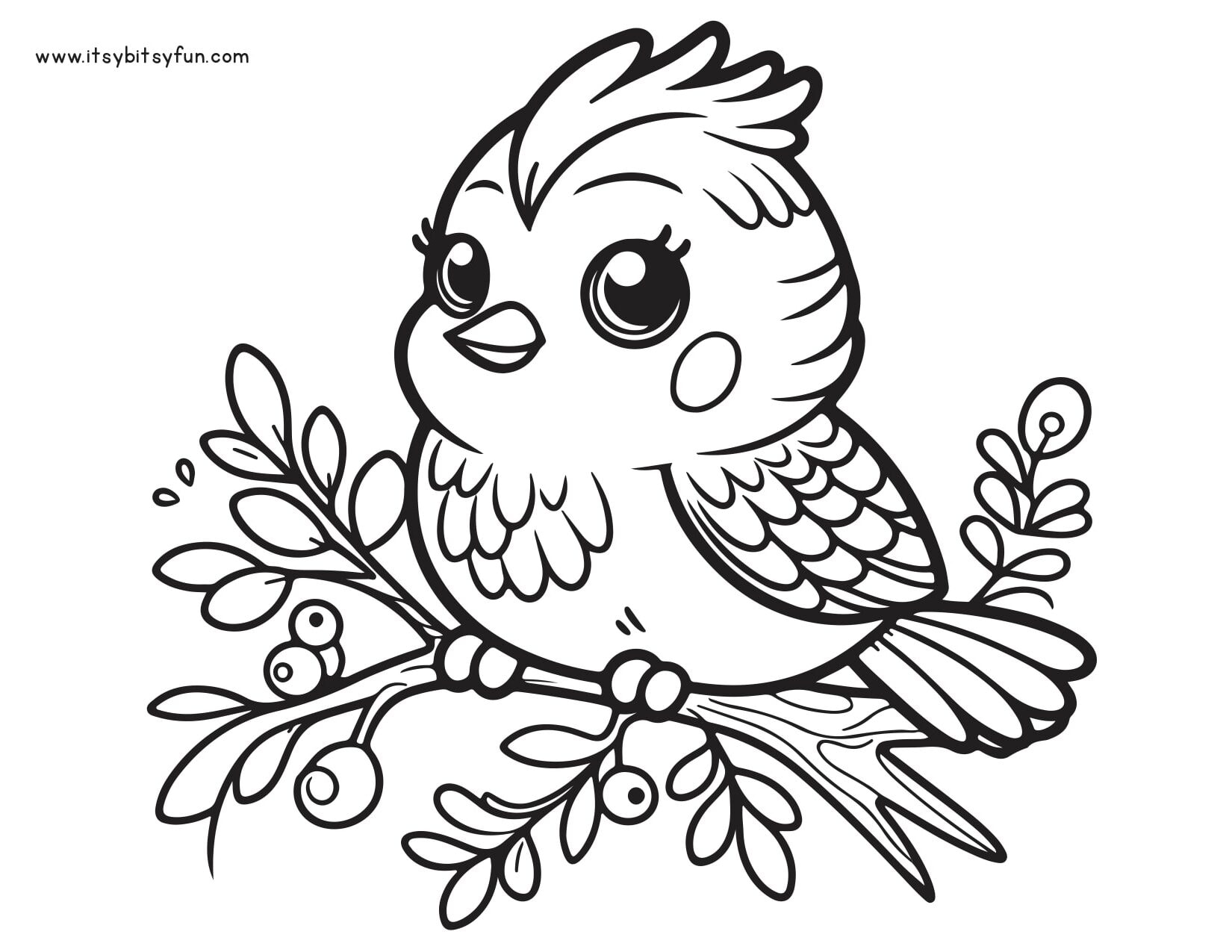 bird coloring pages