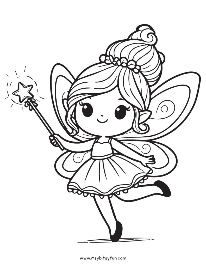 fairies coloring pages