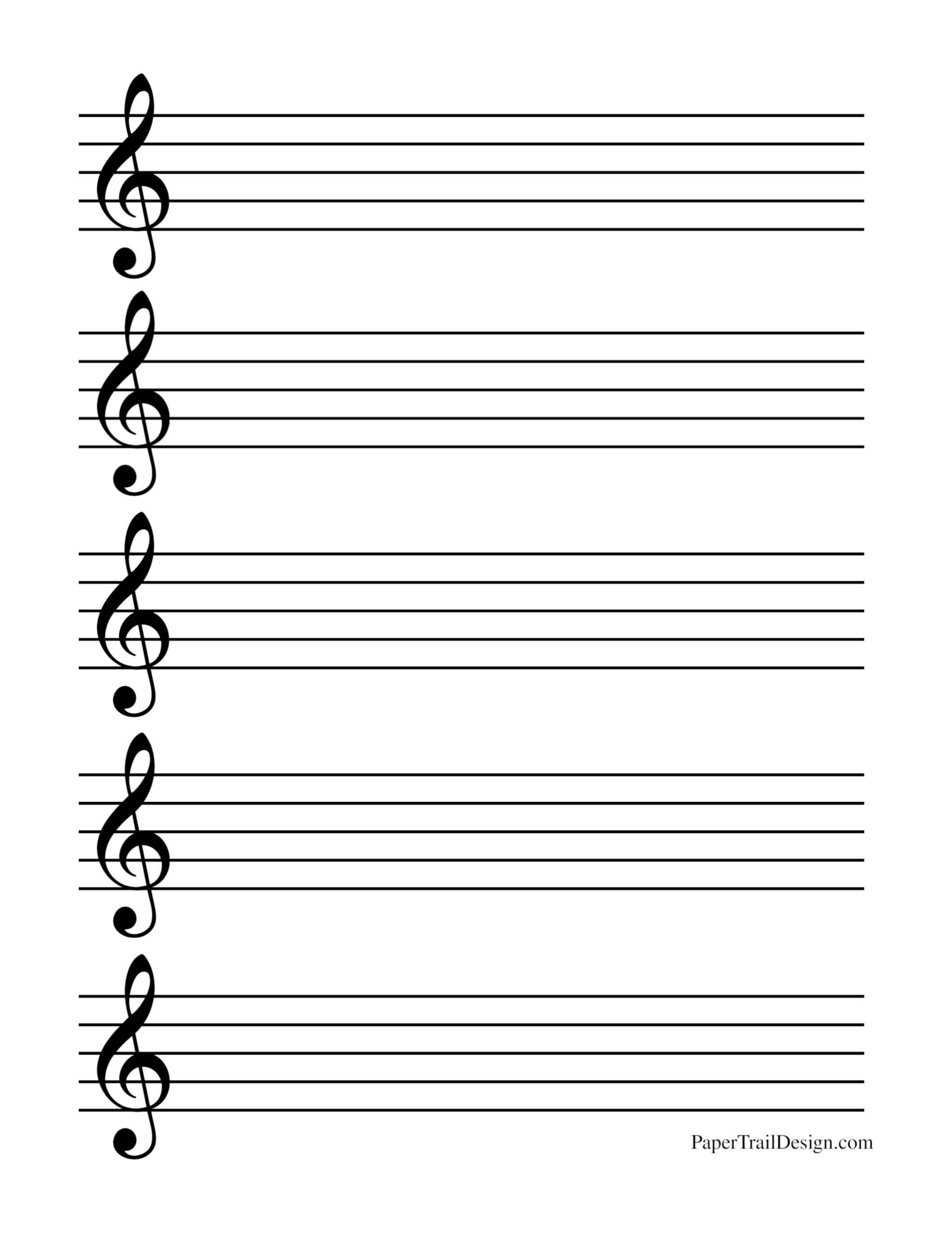 staff paper printable