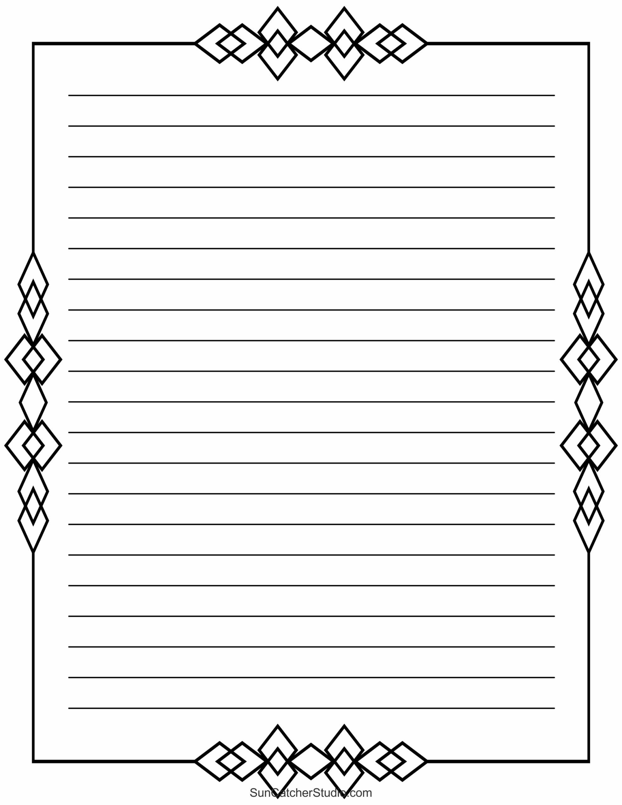 printable lined paper
