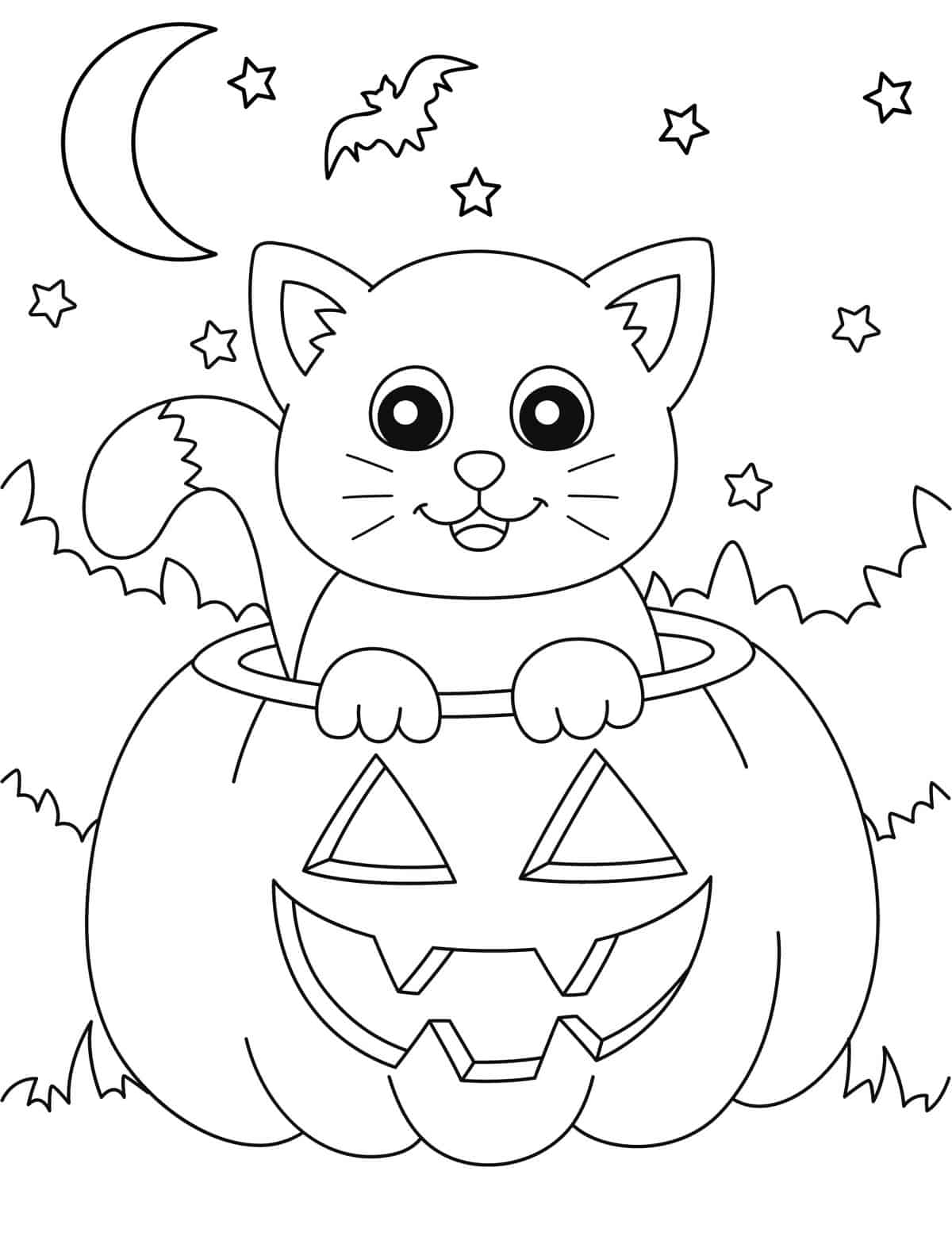 Free Pumpkin Coloring Pages Prudent Penny Pincher