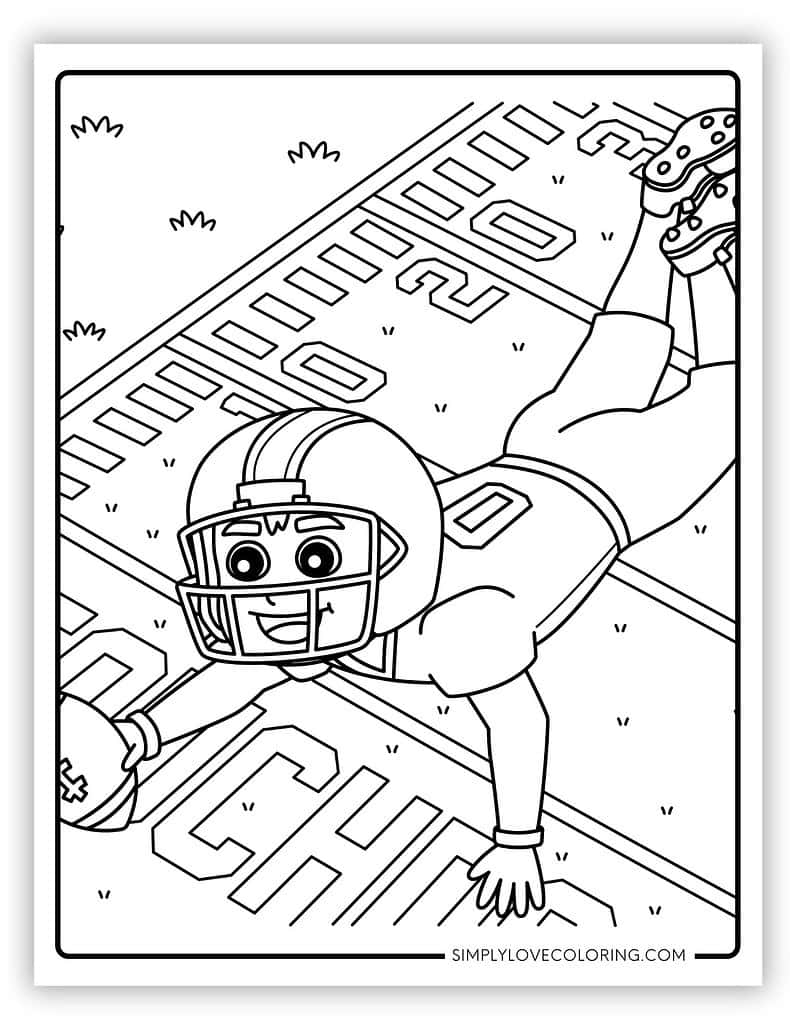 football coloring pages