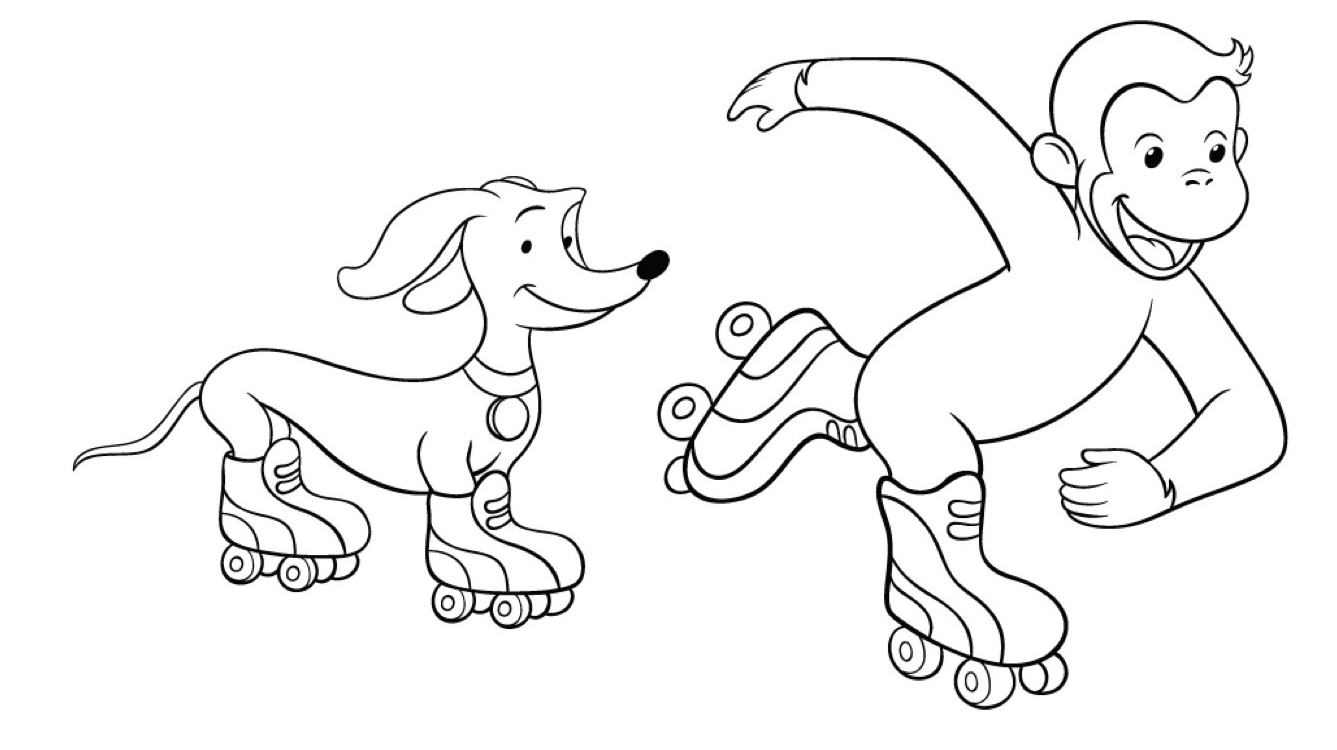 George And Hundley Coloring Page Kids PBS KIDS For Parents George And Hundley Coloring Page Kids PBS KIDS For Parents