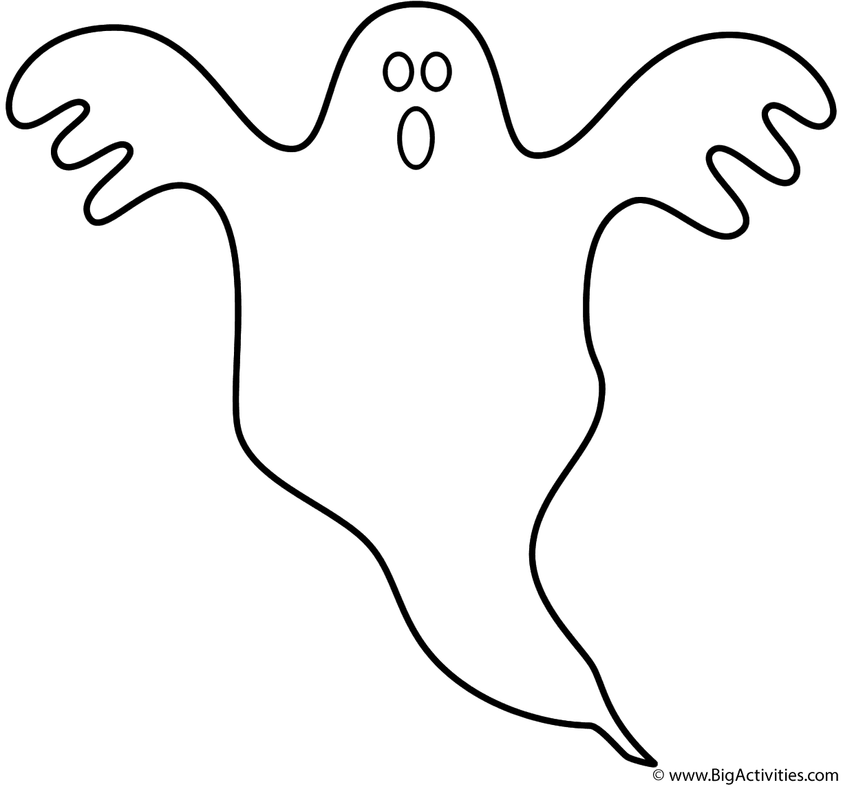 ghost coloring page ghost coloring page