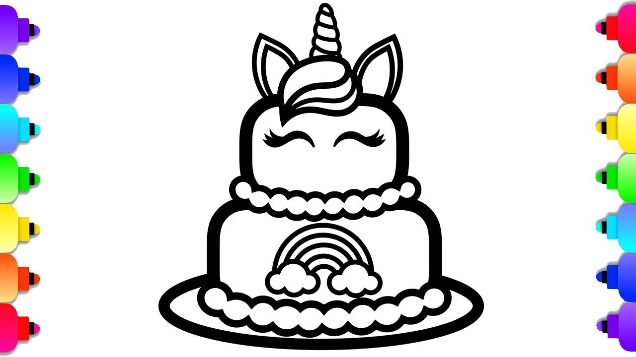 cake coloring pages cake coloring pages