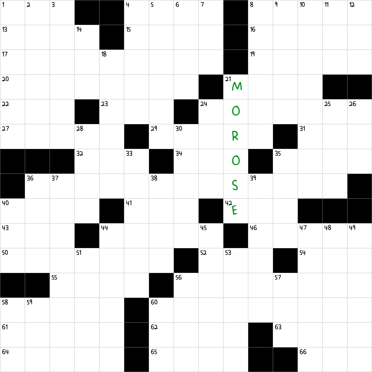 Glum NYT Crossword Clue