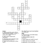 Goldilocks And The Three Bears The Revolting One Crossword WordMint