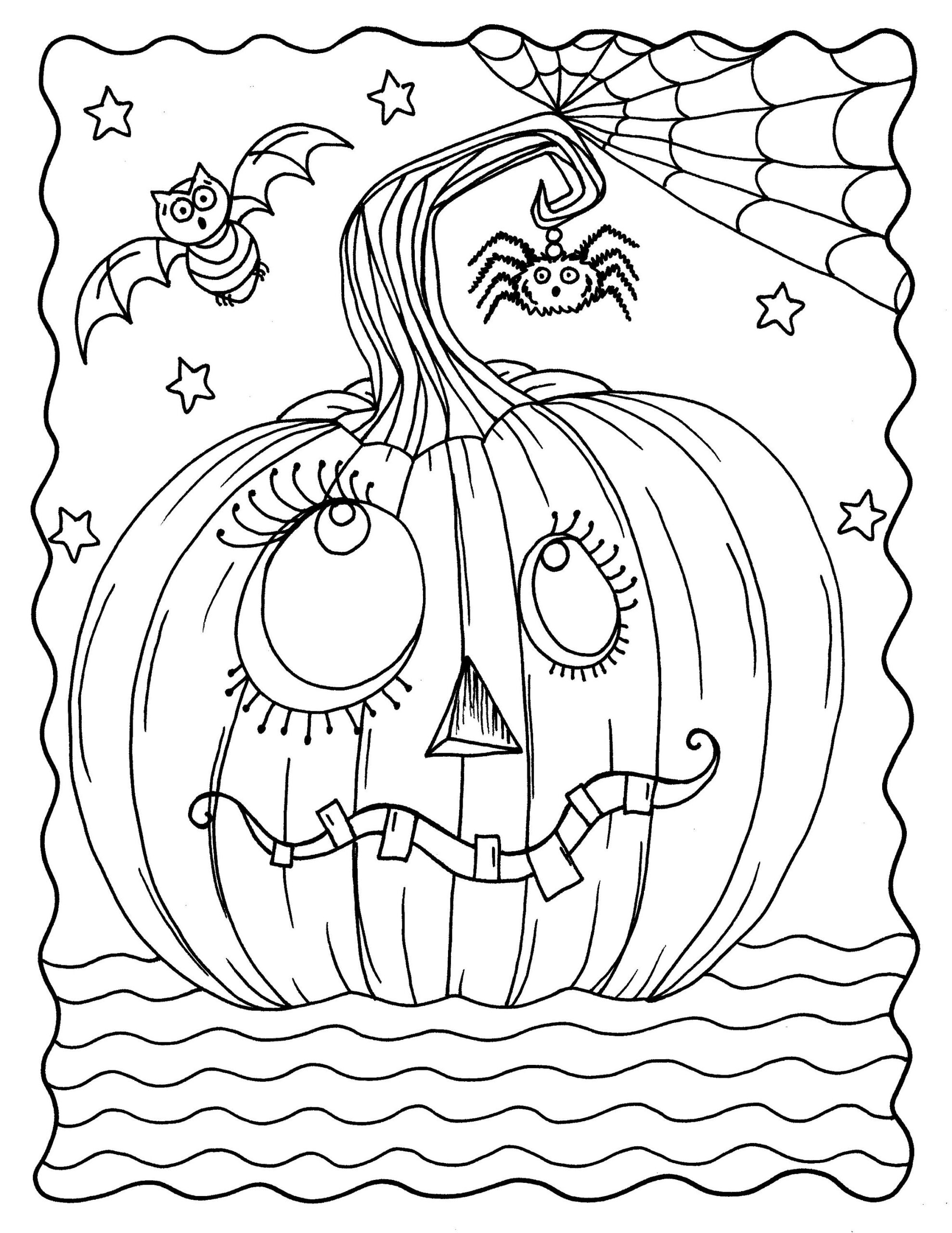 pumpkin coloring pages