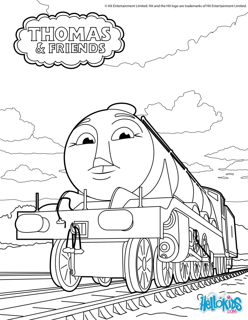 Gordon Thomas Friends Coloring Pages Hellokids