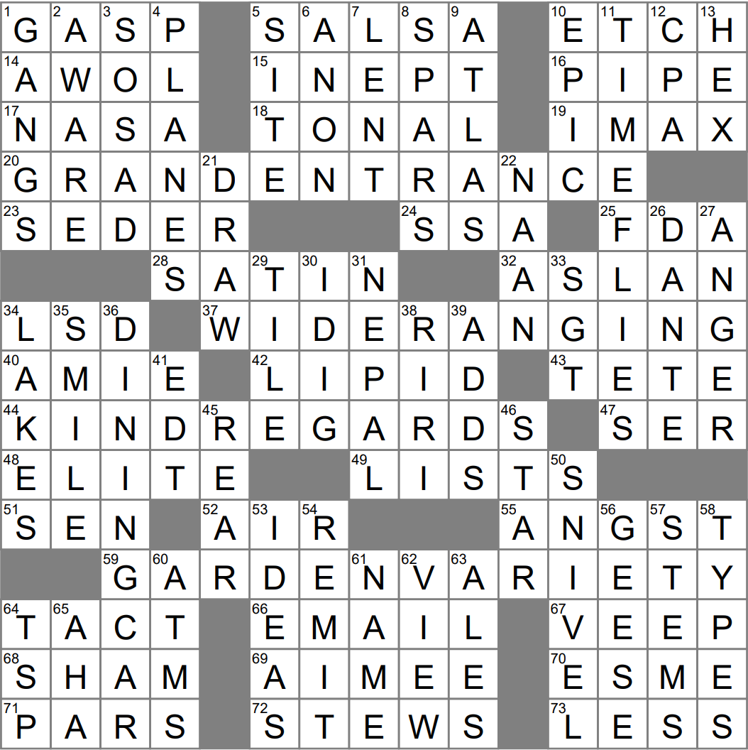 got it crossword clue