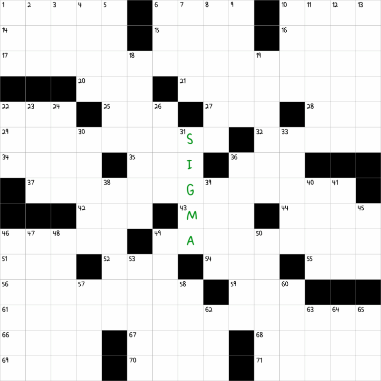 Greek Letter That Represents Summation NYT Crossword Clue January 21 2025