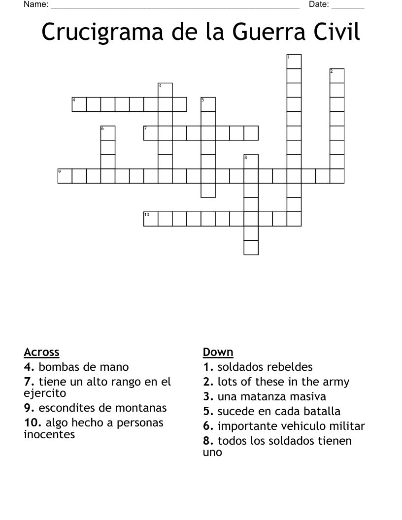 Guernica Word Search WordMint