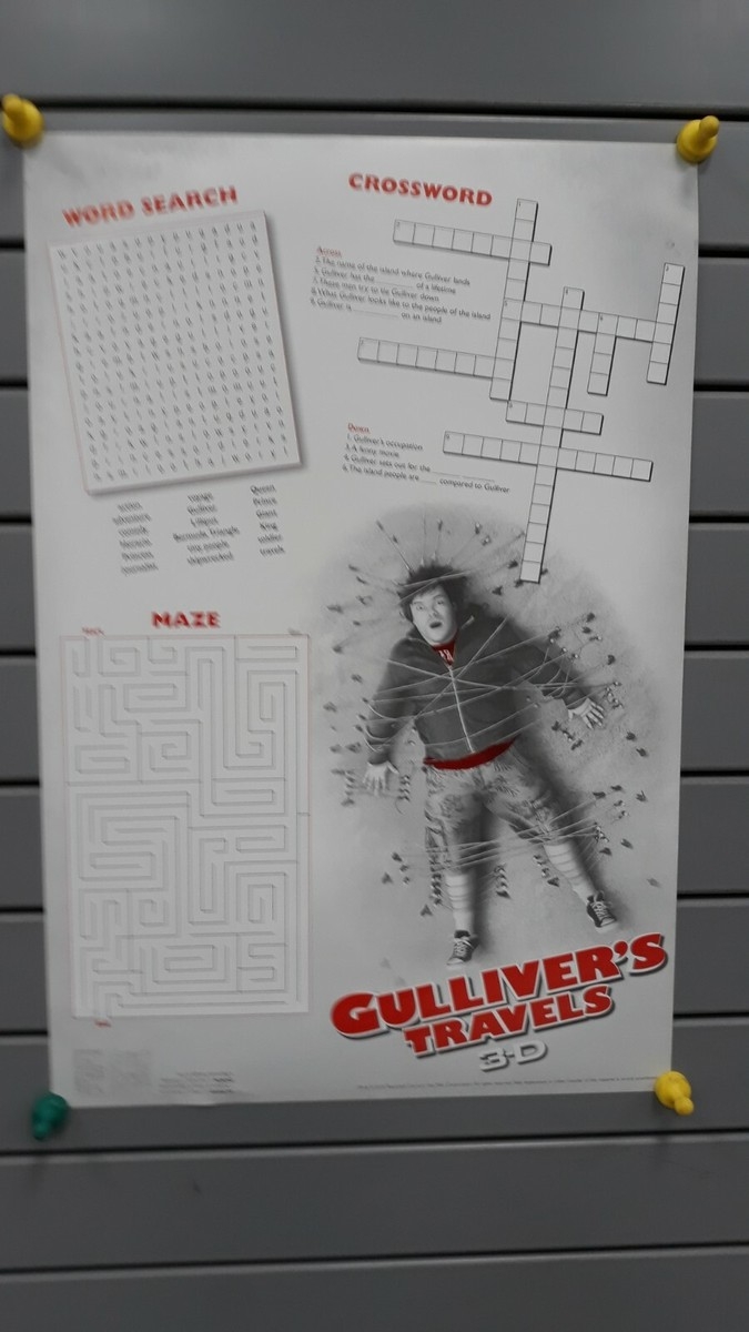Gulliver s Travel Movie Poster 2 13 5 X 20 New EBay