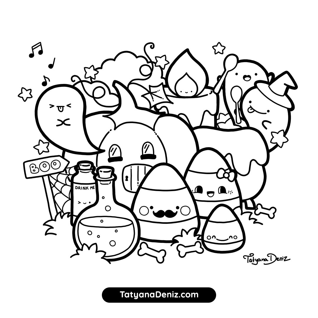 coloring pages halloween