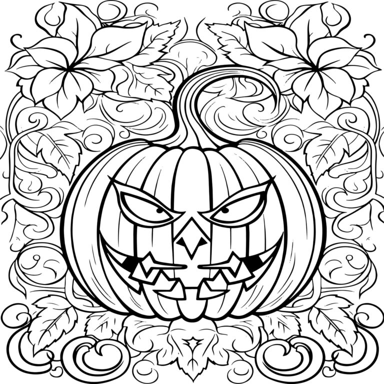 HalloWeen Pumpkin Coloring Book Great Coloring Pages For Boys And Girls Made By Teachers