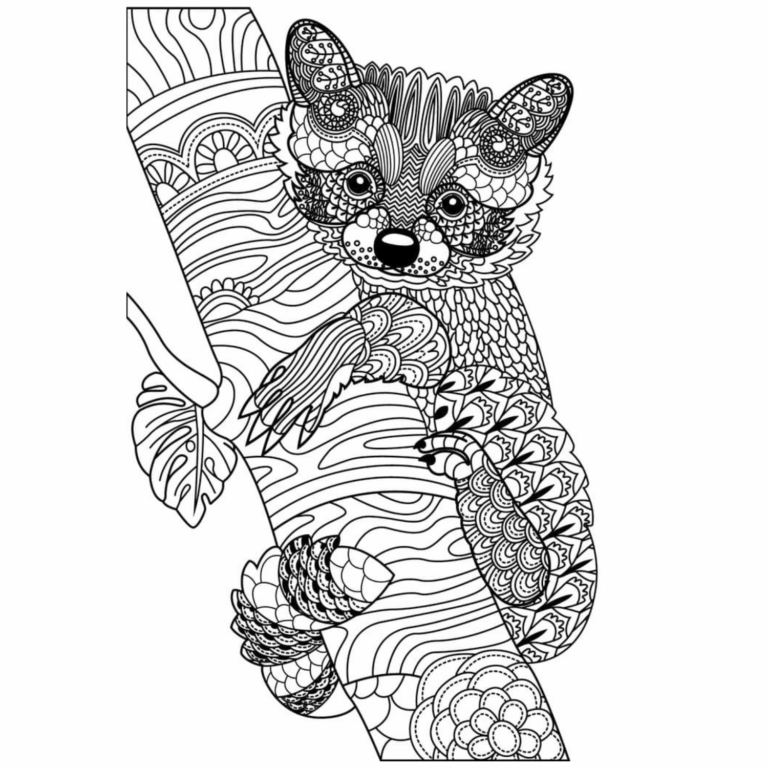 Hard Animal Pattern Coloring Pages Printable Mandala For Kids Made By Teachers