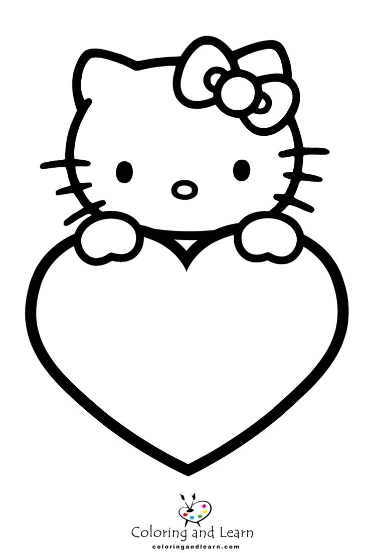 coloring pages hello kitty