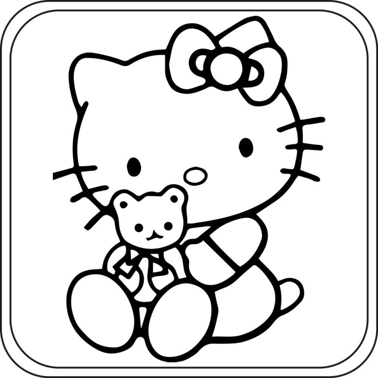 Hello Kitty Coloring Pages Preschool Kindergarten First Grade Made By Teachers