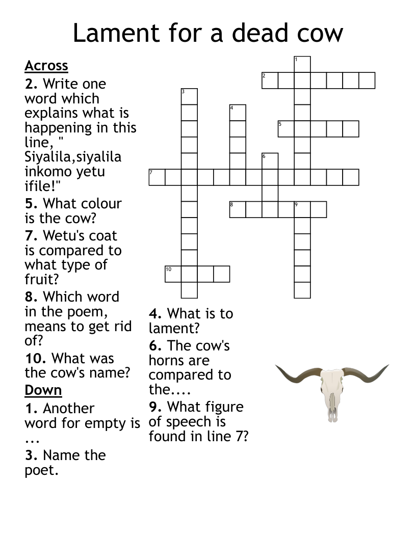 Holy Cow Word Search WordMint