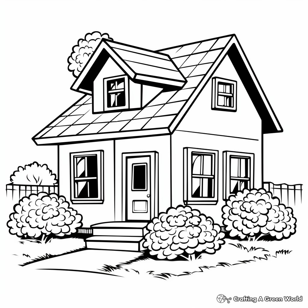 Home Coloring Pages Free Printable  Home Coloring Pages Free Printable