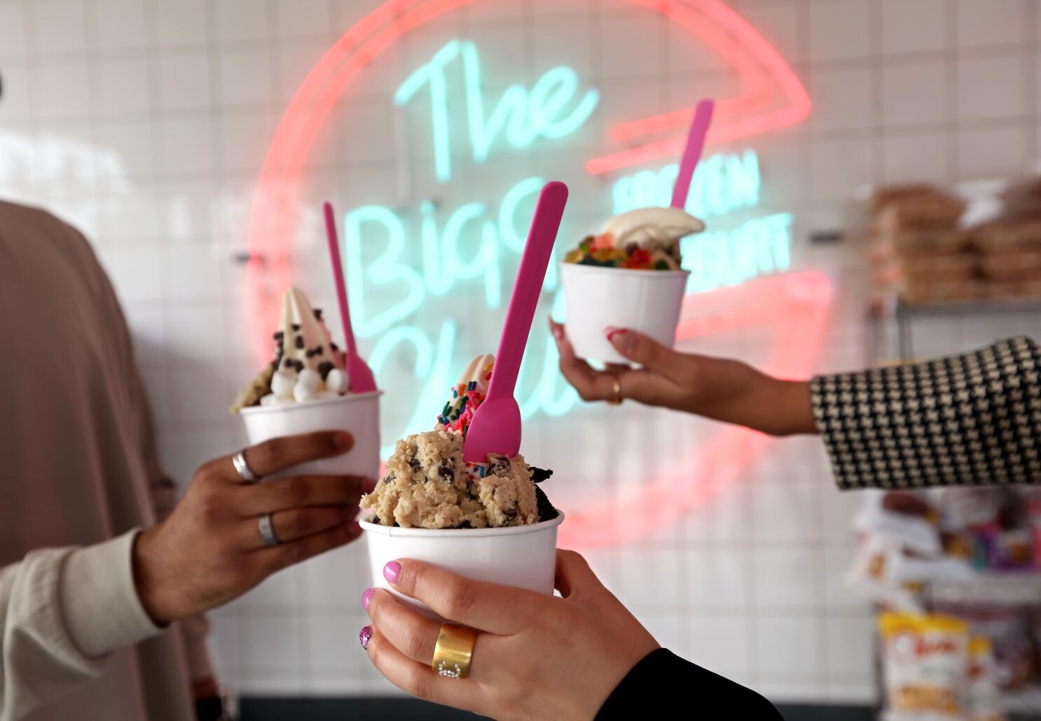 How A Fro yo Feud With Demi Lovato Affected The Bigg Chill Los Angeles Times