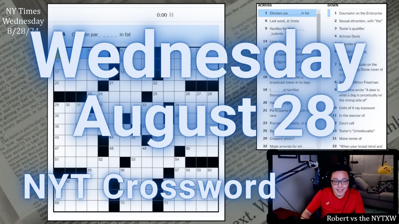 lover boy nyt crossword