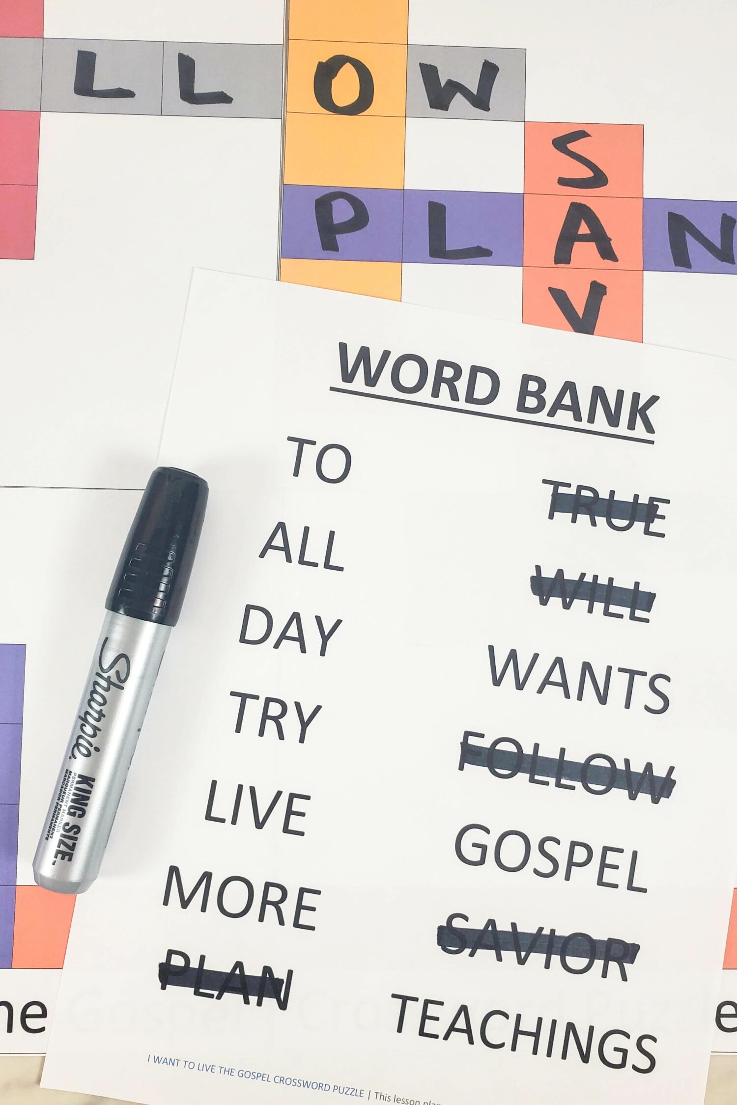 gospel house ground crossword clue