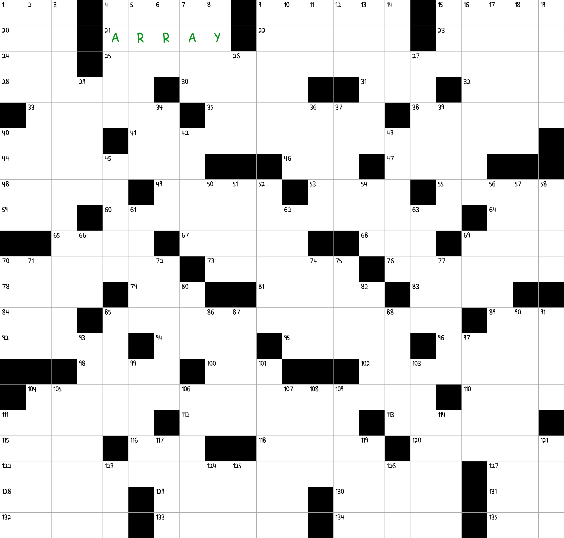 Impressive Display NYT Crossword Clue April 20 2025