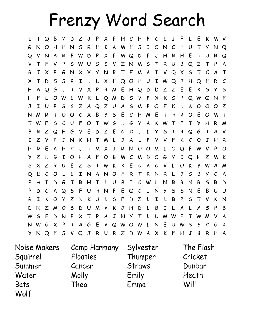 In A Frenzy Crossword Puzzle Clue Liberty Retail Puzzles Sale