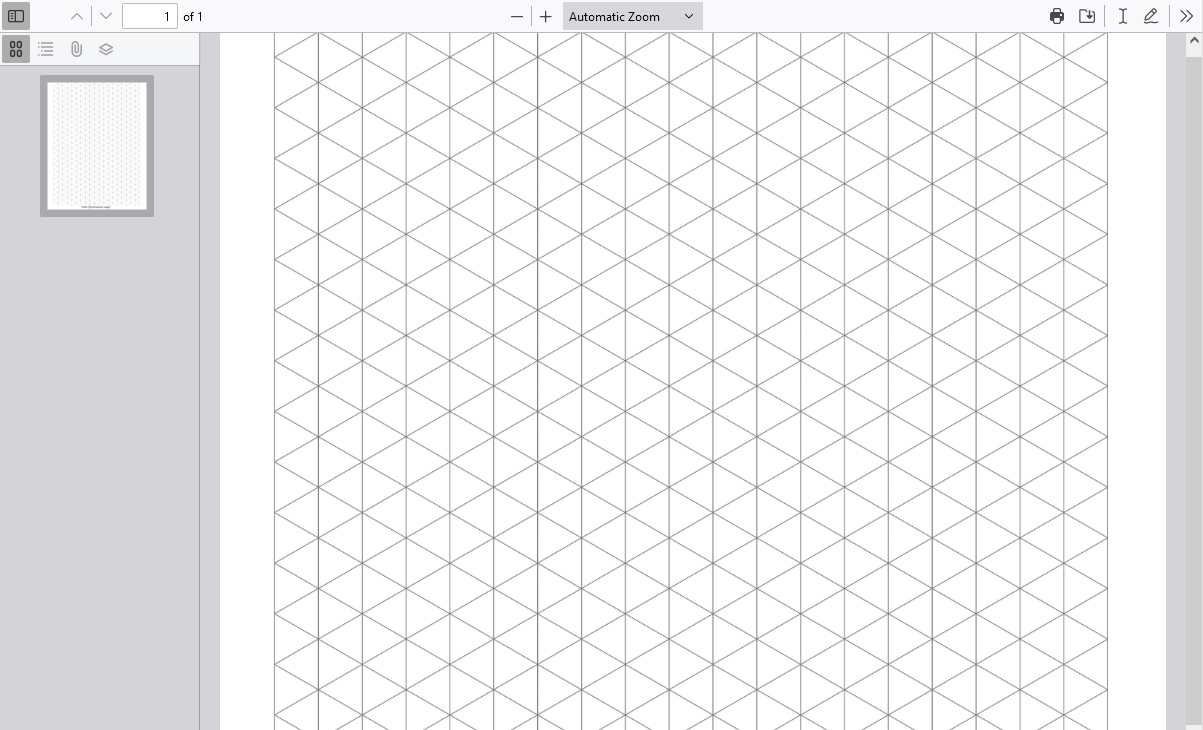 Isometric Graph Paper PDF Graph Paper Page