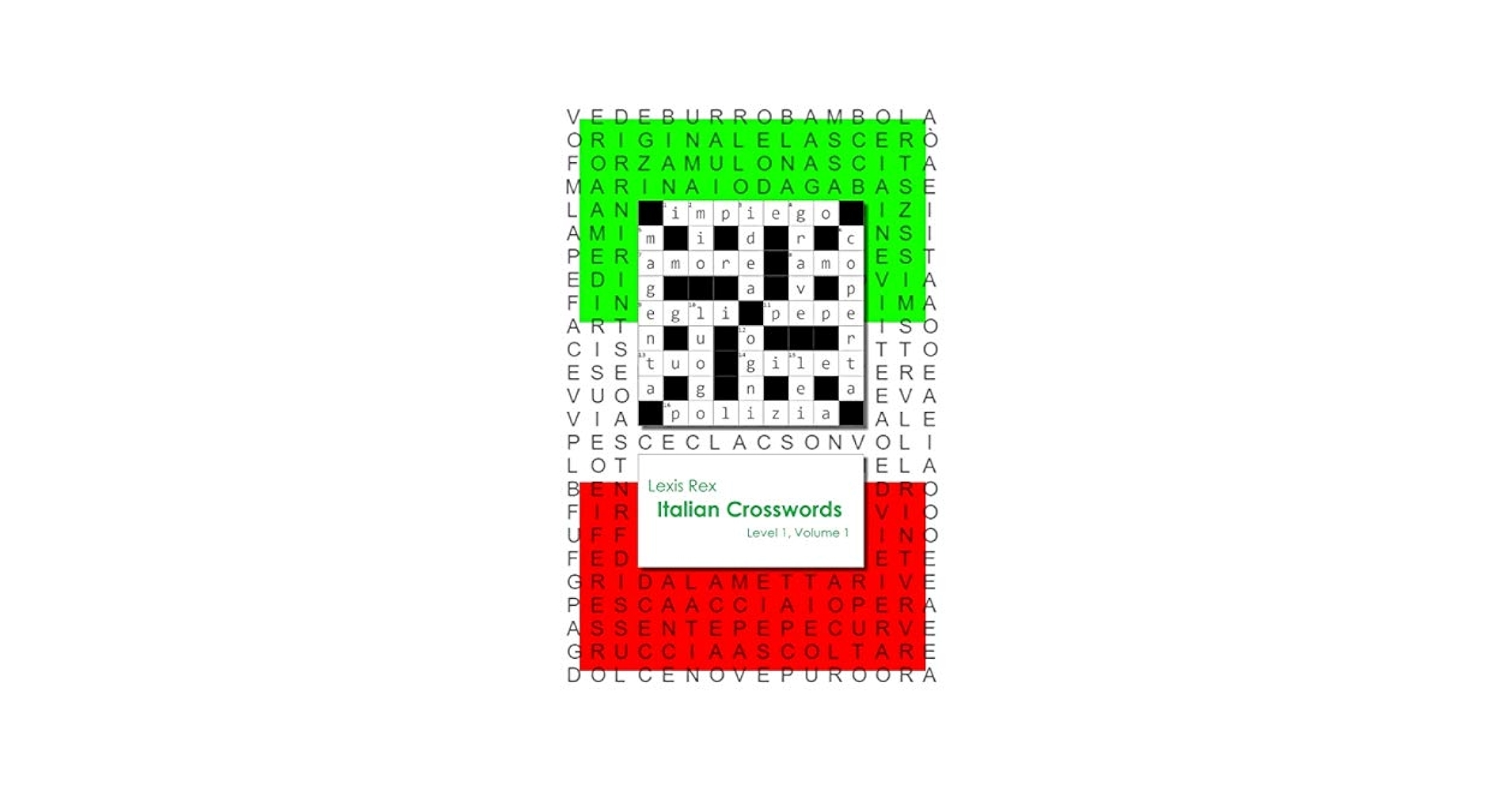 Italian Crosswords Level 1 Rex Lexis 9781925561005 Amazon Books