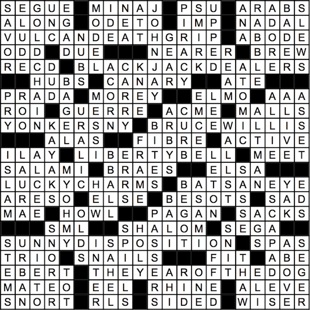 January 2018 Crossword Answer Key Washingtonian