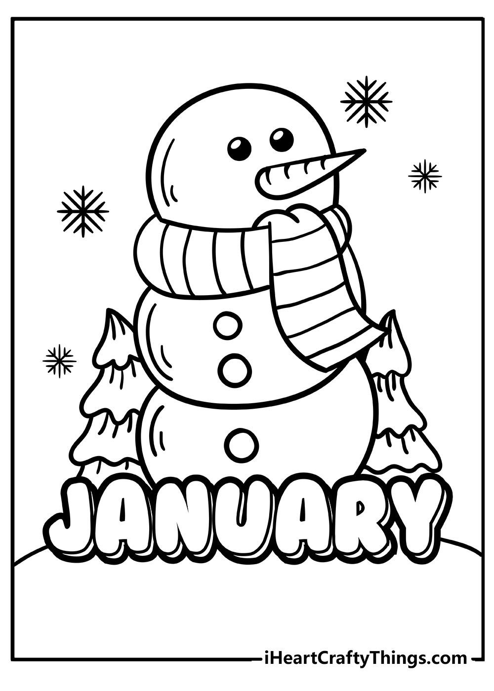 January Coloring Pages 100 Free Printables  January Coloring Pages 100 Free Printables