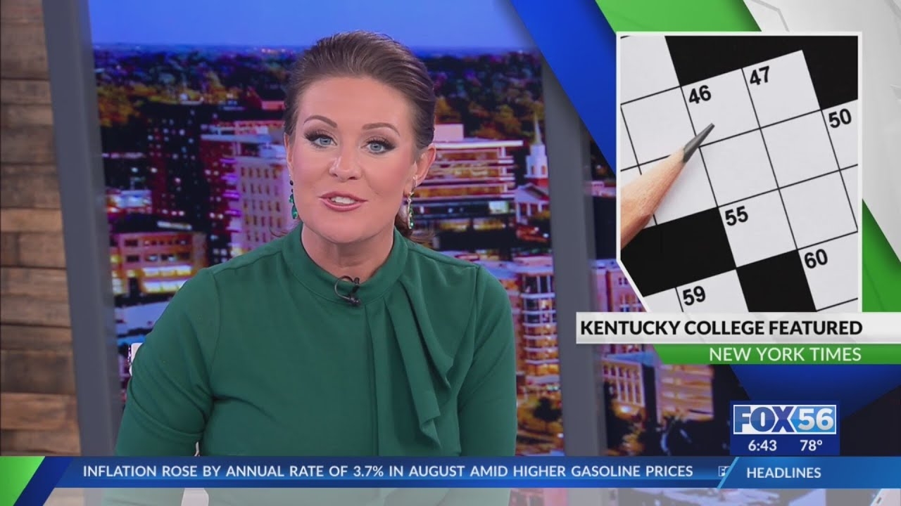 Kentucky College Featured In New York Times Crossword Puzzle YouTube