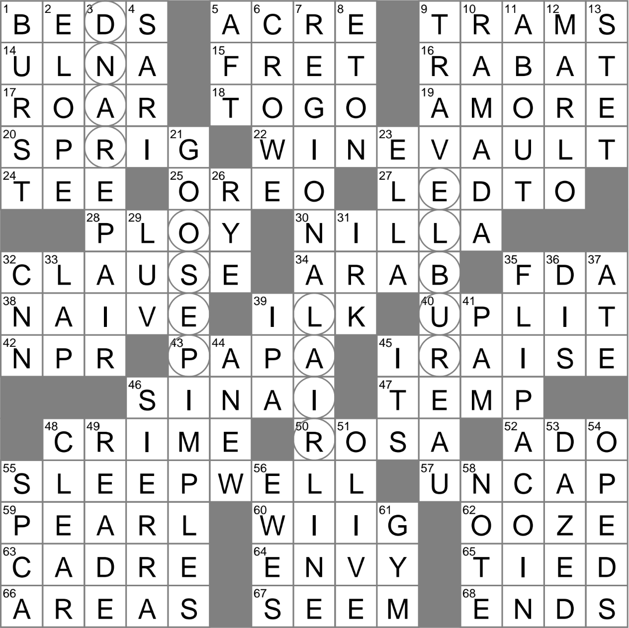 LA Times Crossword 12 Mar 24 Tuesday LAXCrossword