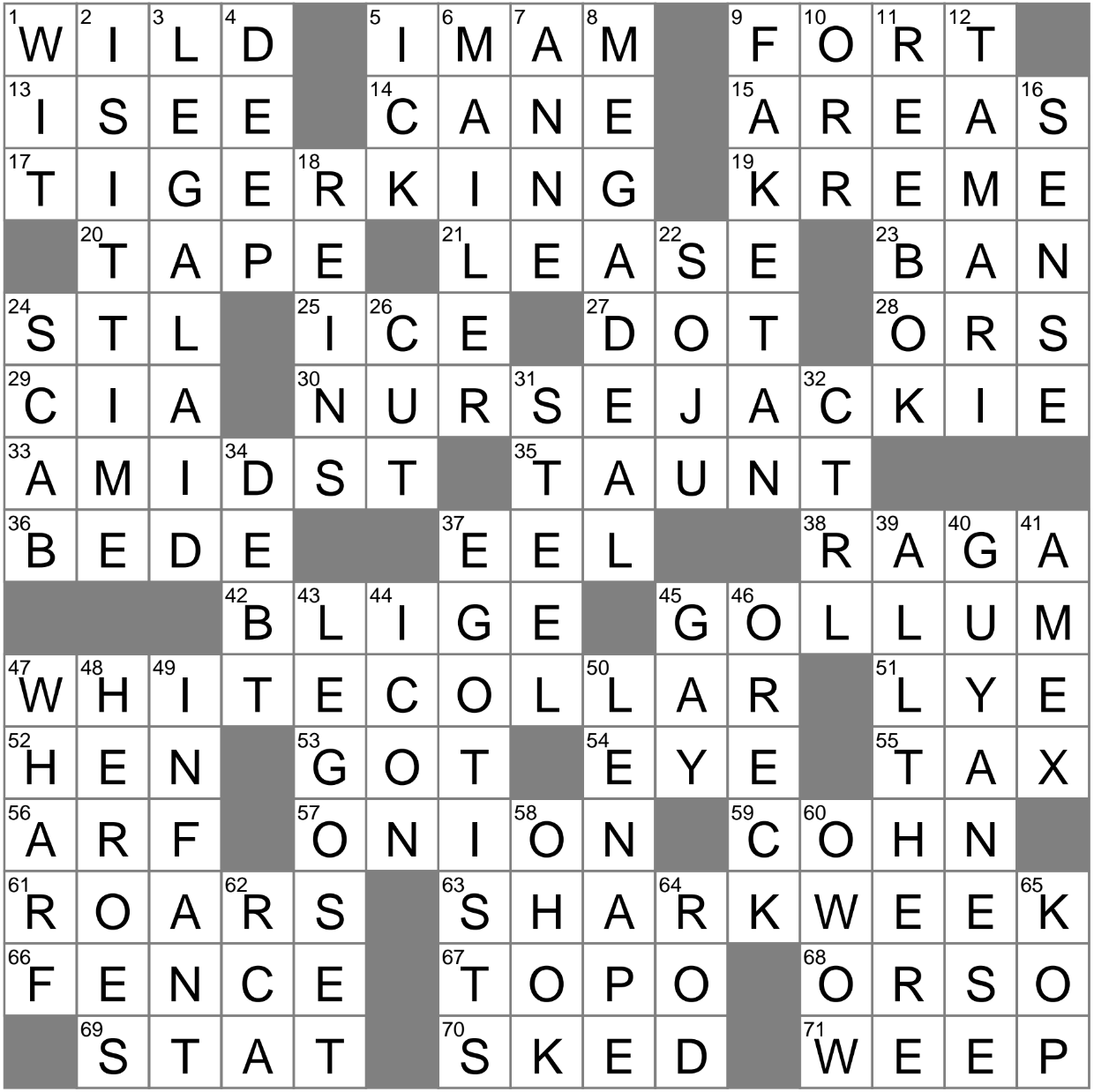 muslim leader crossword clue