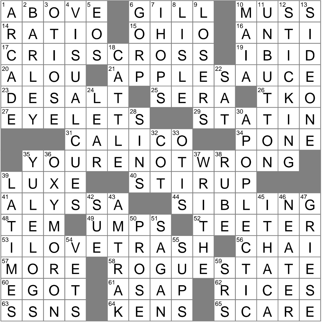 LA Times Crossword 22 Jun 24 Saturday LAXCrossword