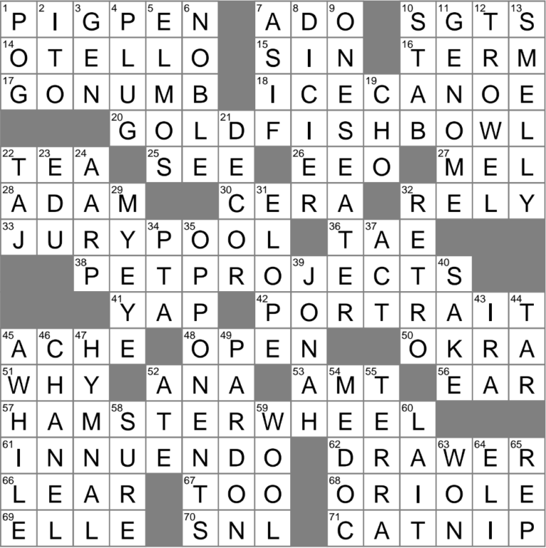 LA Times Crossword 24 Jul 24 Wednesday LAXCrossword