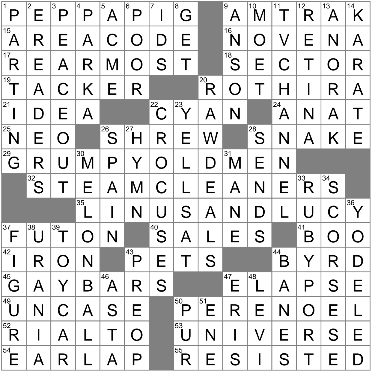 LA Times Crossword 4 Feb 23 Saturday LAXCrossword