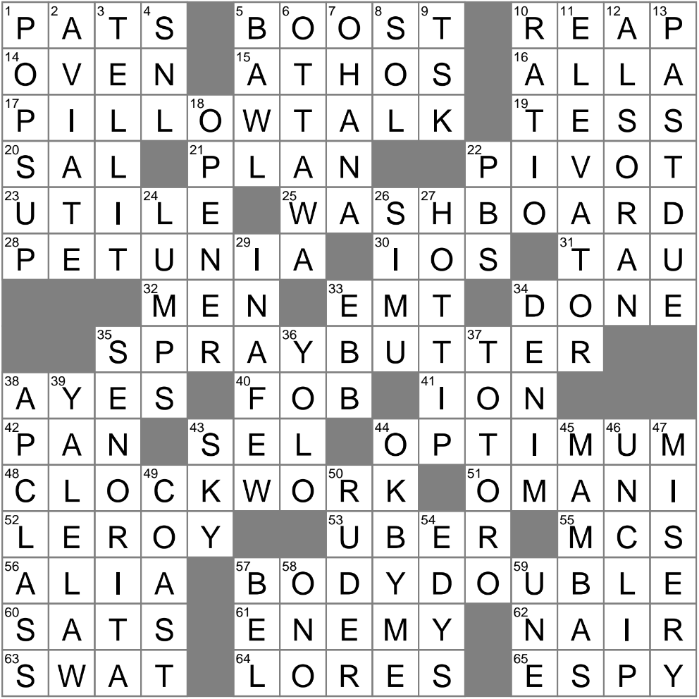 penne vodka crossword