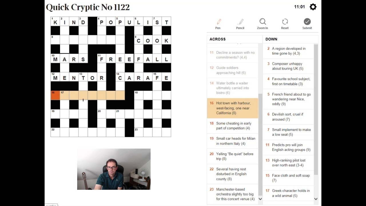 Learn To Solve A Cryptic Crossword Basics Explained YouTube