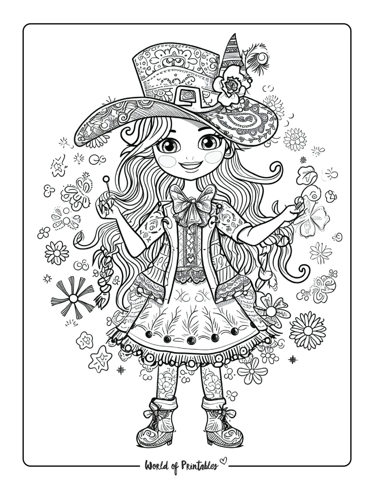Leprechaun Coloring Pages World Of Printables Leprechaun Coloring Pages World Of Printables