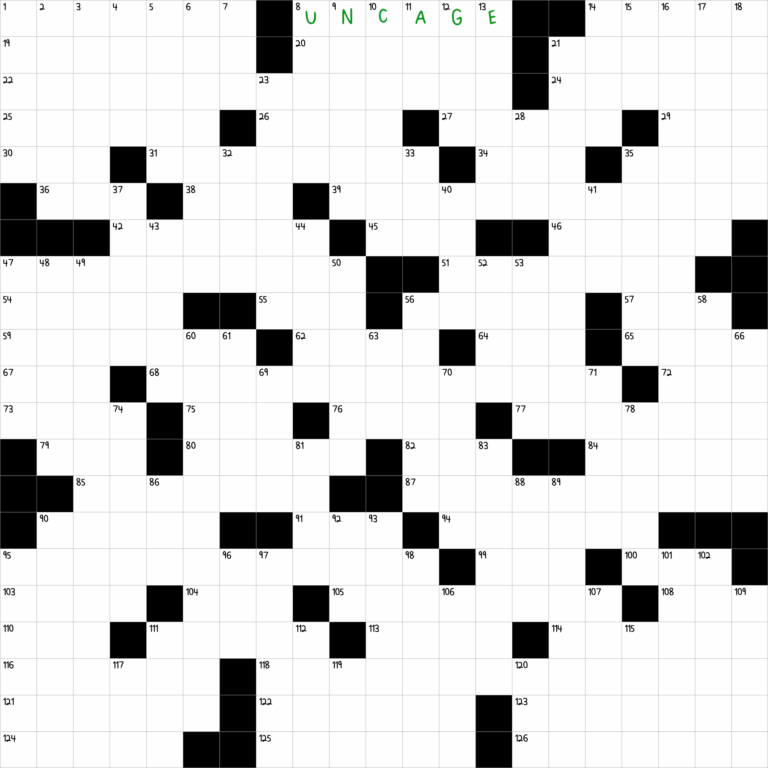 Let Loose NYT Crossword Clue September 29 2024